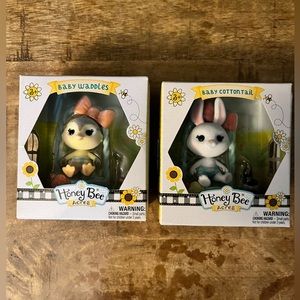 Honey Bee Acres‎ Easter Basket Baby Waddles & Baby Cottontail Mini Figurines